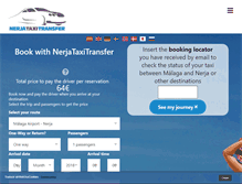 Tablet Screenshot of nerjataxitransfer.com